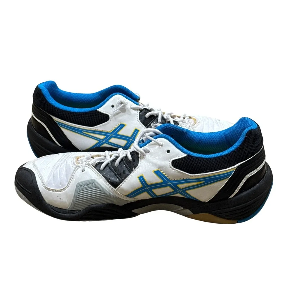 ASICS Gel-Domain 3 Indoor Court Shoes Blue White Black Women's Size 8